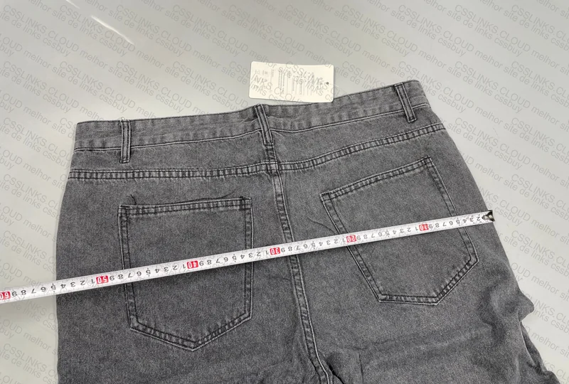 Black Wide Baggy Pants 35y + Measurements 7