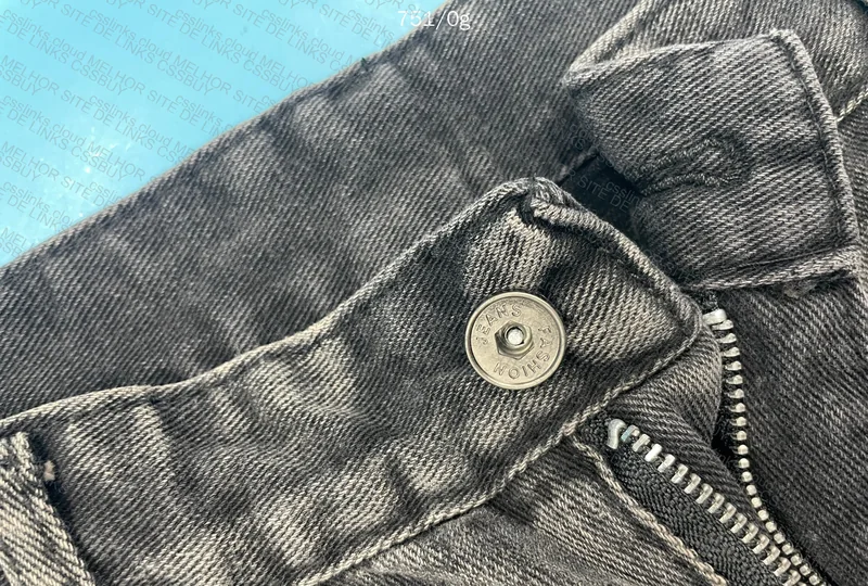 Black Straight Washed Pants 2