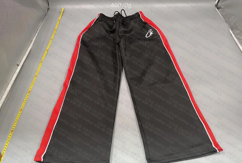 Black/Red Corteiz Pants (Help)