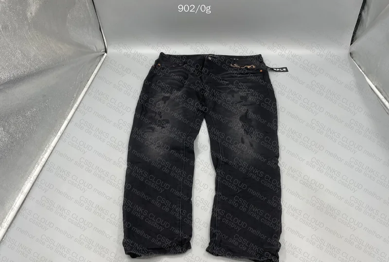 Purple Jeans Pants
