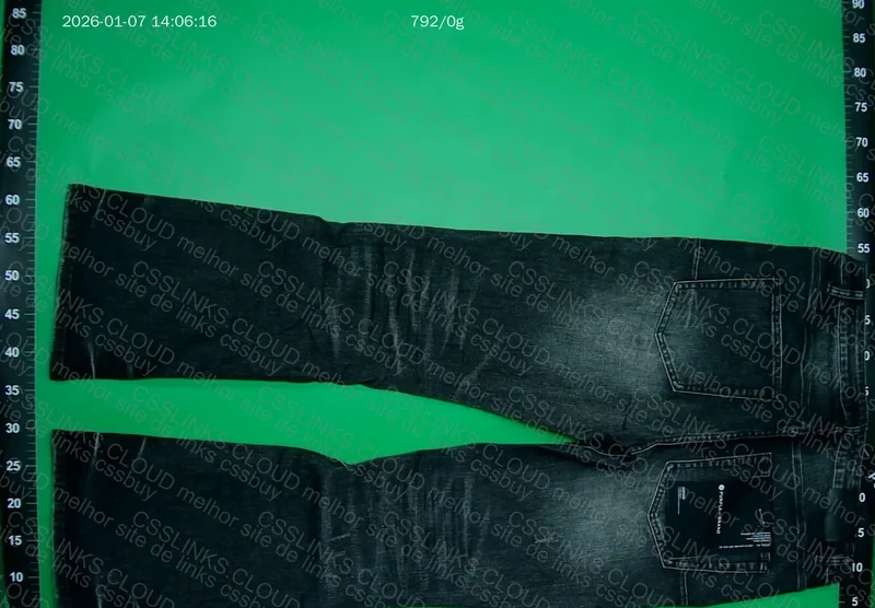 Purple Jeans Flare Pants (with measurements)
