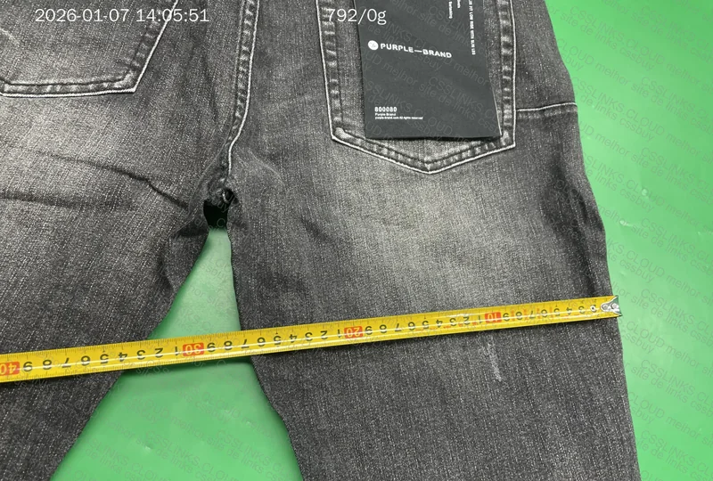 Purple Jeans Flare Pants (with measurements) 3