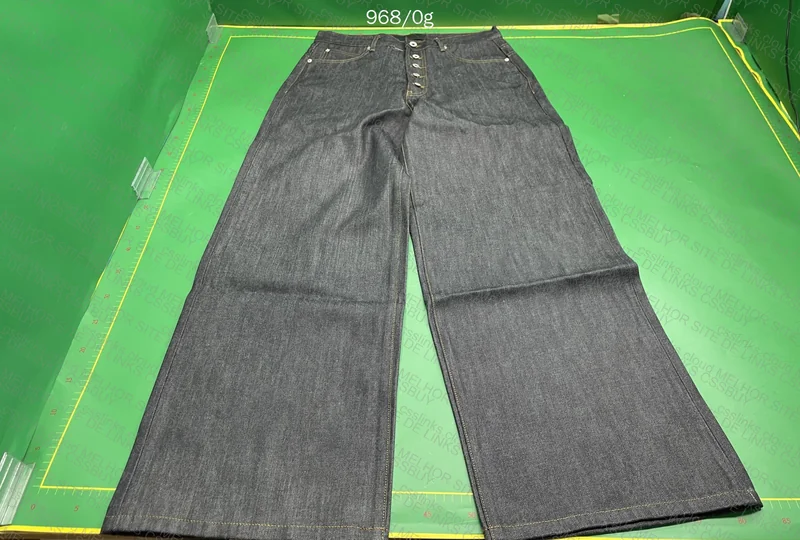 Raw Denim Pants 2