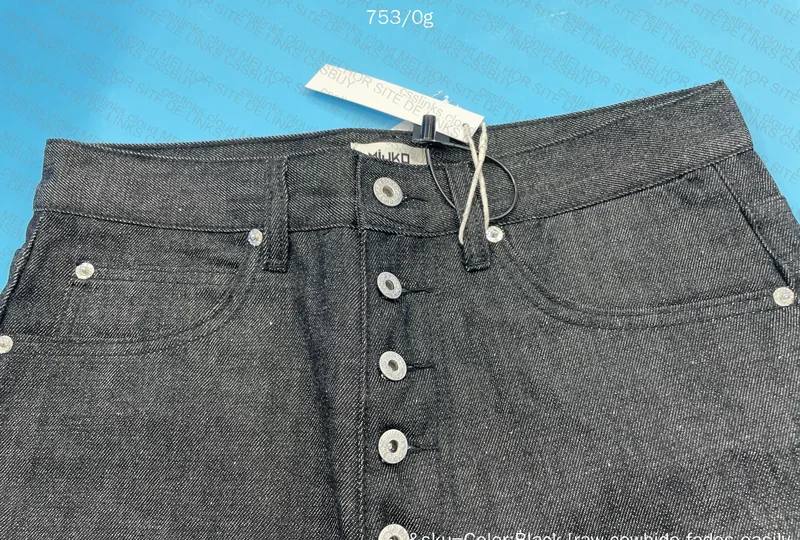 Raw Denim Pants NO FAITH STUDIOS 2