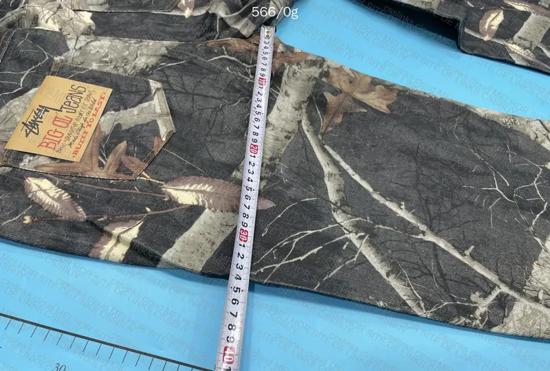 Stussy Real Tree Pants with Measurements 2