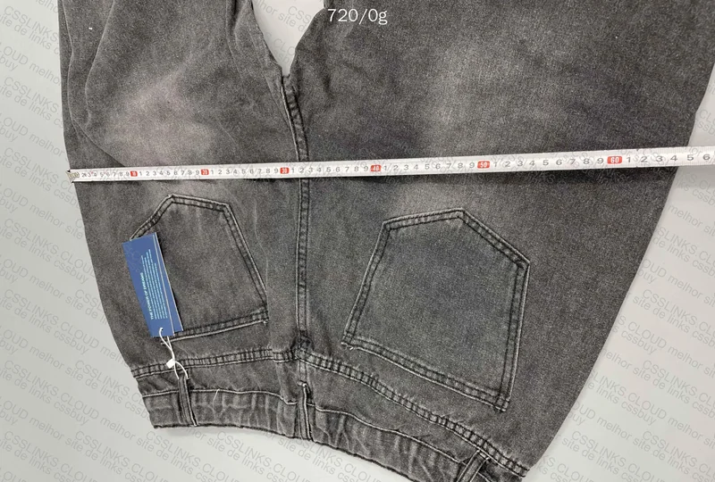 Straight Pants 60y - With Measurements 5