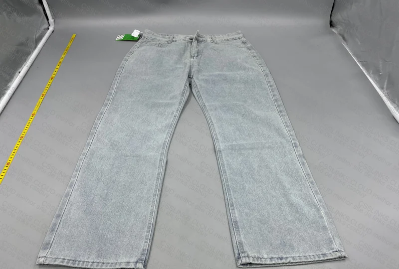 Light Blue Straight Pants 2