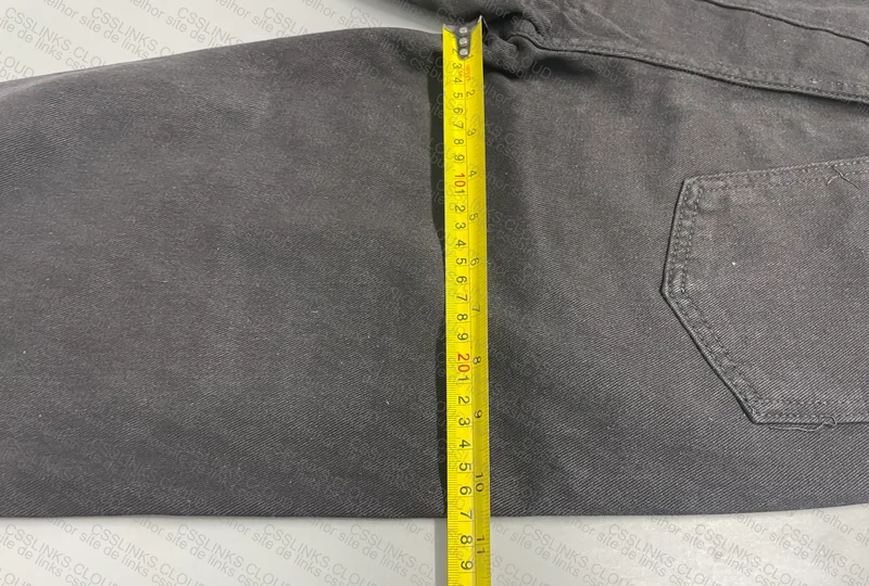 Cheap Straight Pants with Measurement 7