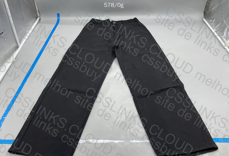 Black Straight Pants 33Y