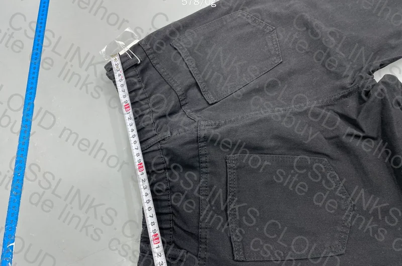 Black Straight Pants 33Y 7