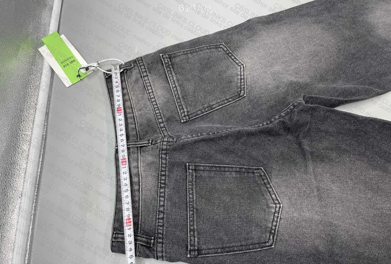 Black Straight Pants (with measurements) 4