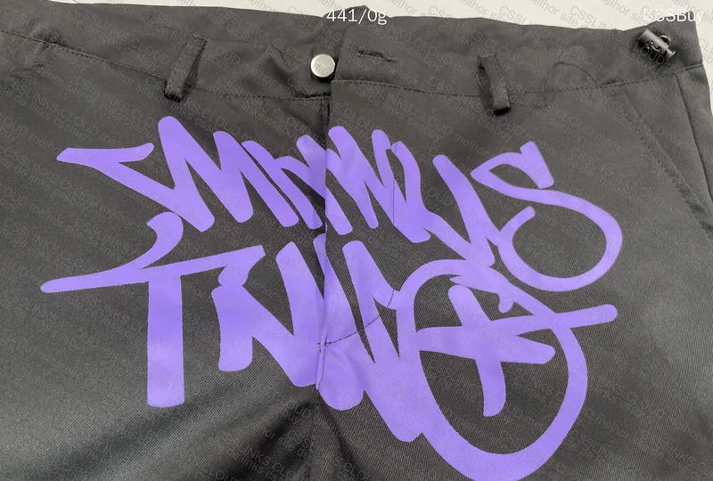 Purple and Black Pants