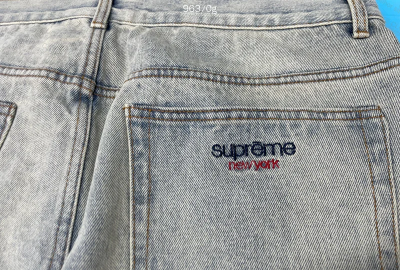 Supreme Dirty Indigo Pants 5