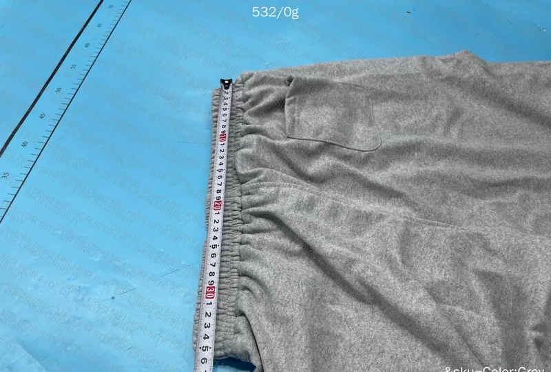 Suvene Pants - Gray - 3XL - MEASUREMENTS 2