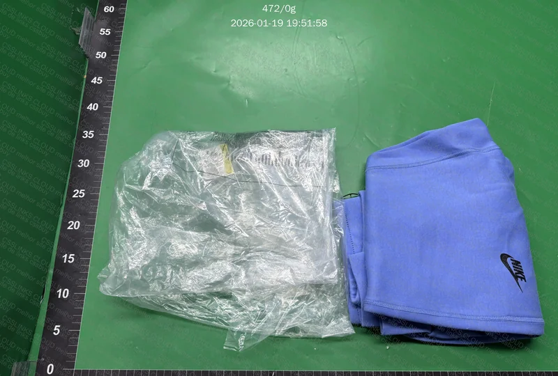 Calça Tech Fleece Azul - Sale