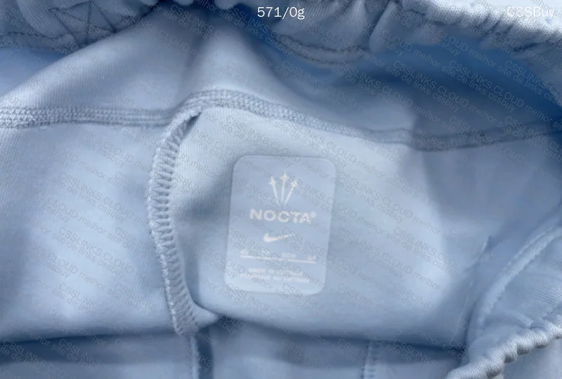 Nike x Nocta Tech Fleece Baby Blue Pants 4