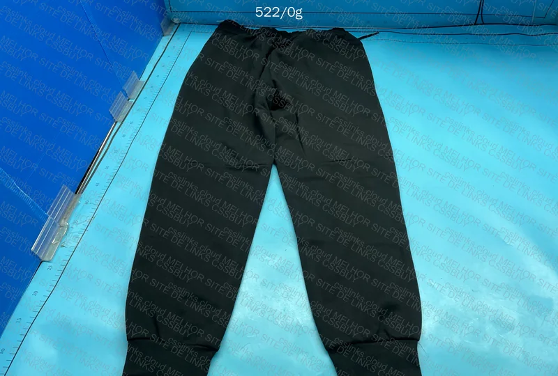 Black Tech Fleece Pants 2