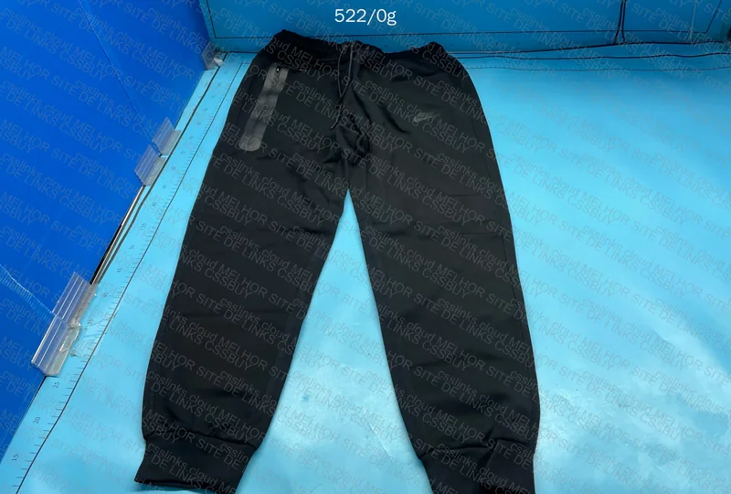 Black Tech Fleece Pants 3