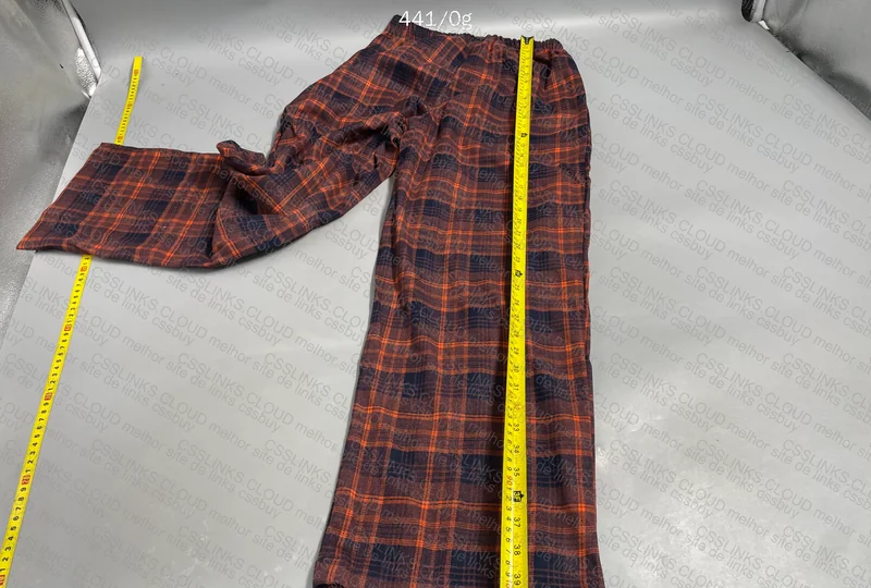 Basic Checkered Pants 5