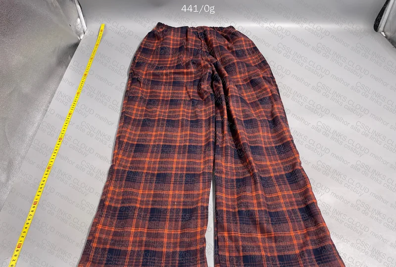 Basic Checkered Pants 6