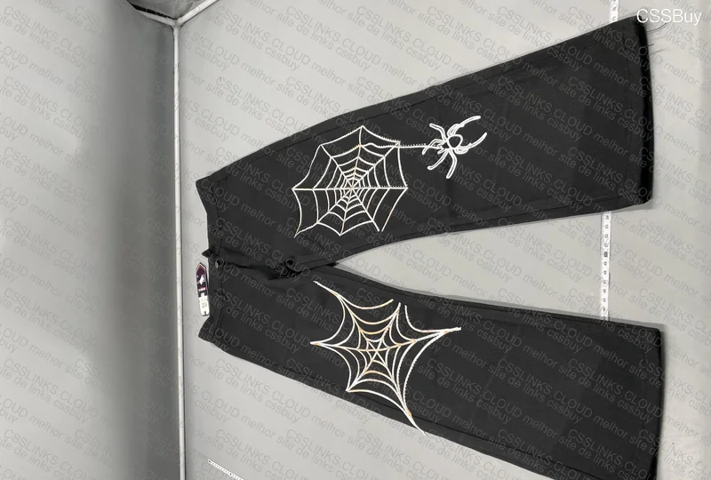 Spider Web Y2K Pants 3