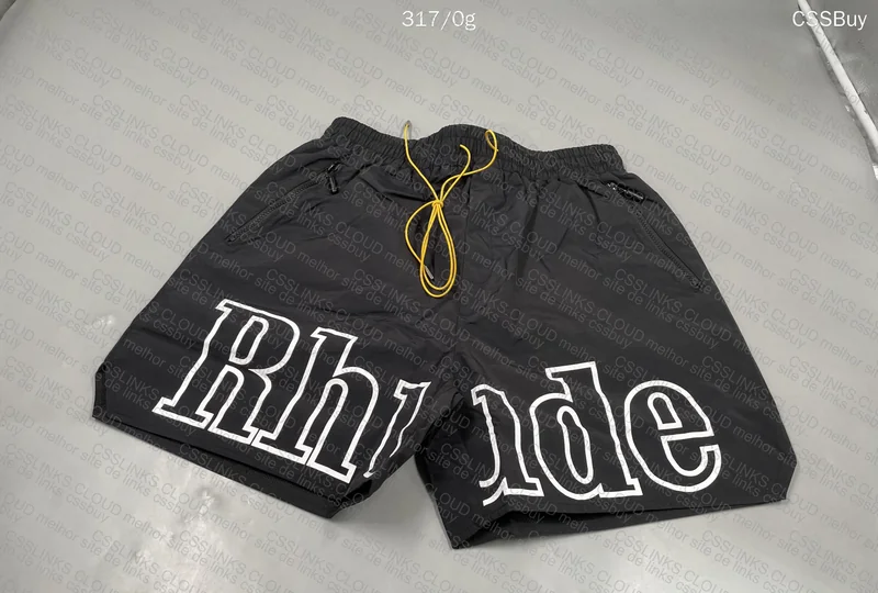 Rhude Black Shorts