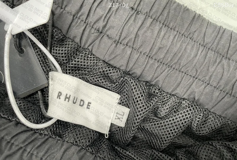 Rhude Black Shorts 2