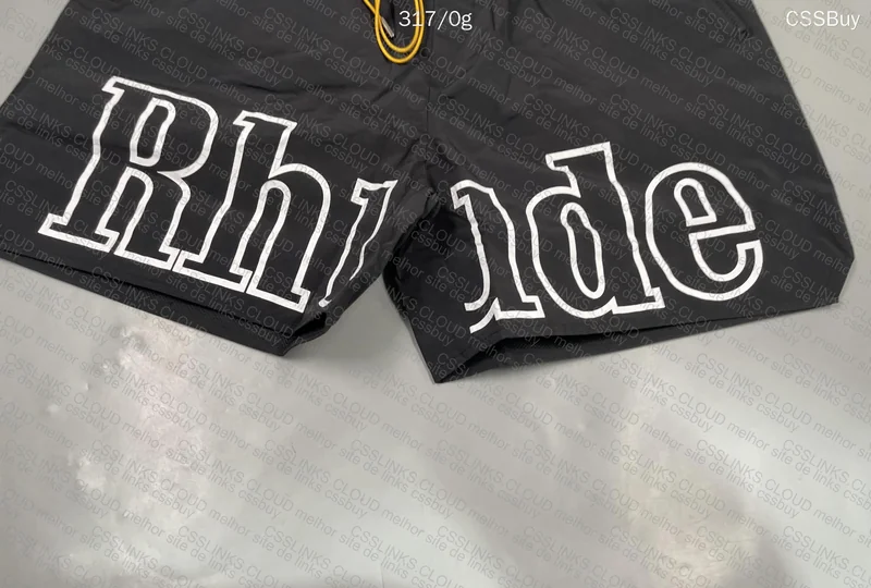 Rhude Black Shorts 3