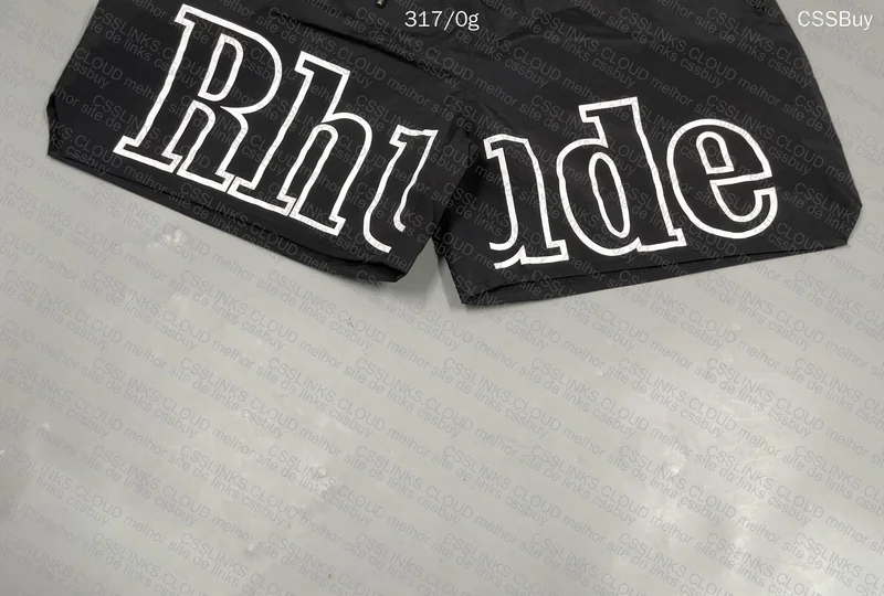 Rhude Black Shorts 7