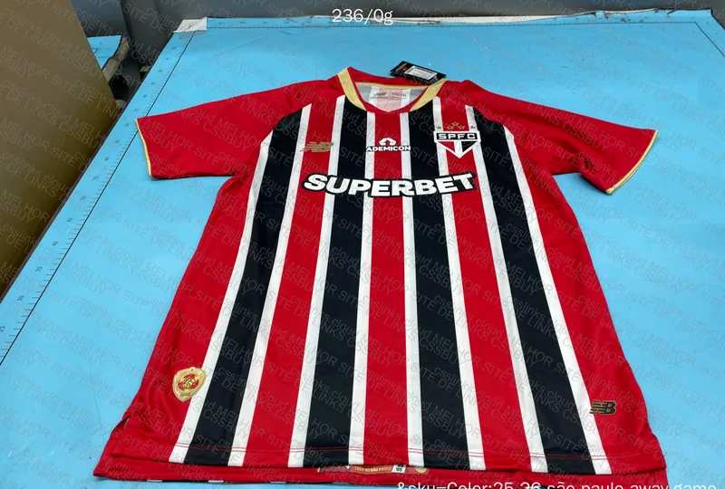 São Paulo FC Player Away Jersey 2025 2