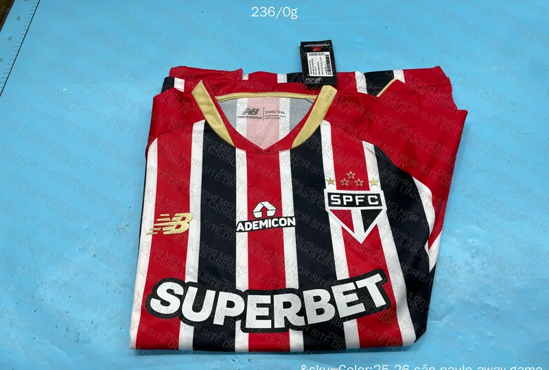 São Paulo FC Player Away Jersey 2025 3