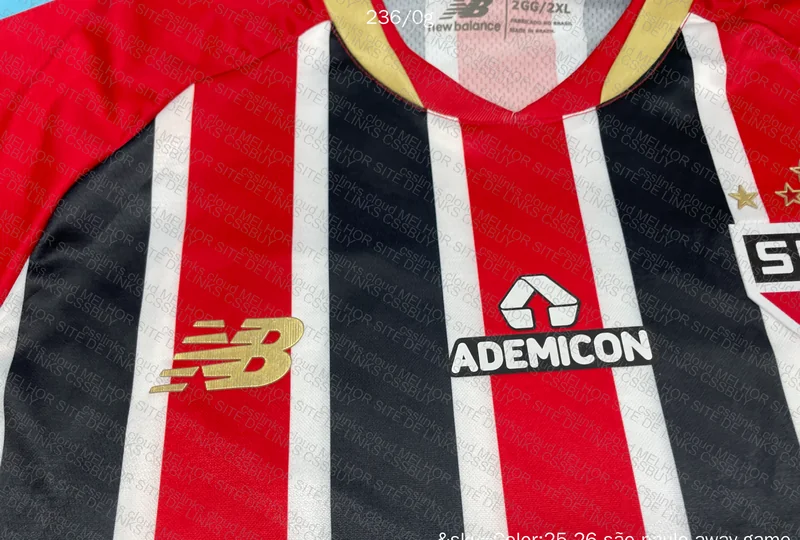 São Paulo FC Player Away Jersey 2025 4