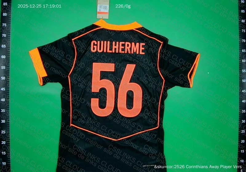 Corinthians 25/26 Total 90 Player Away Jersey 3