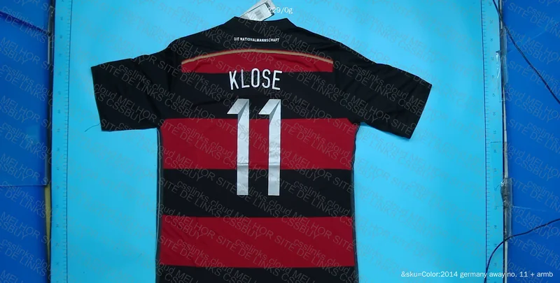 Germany Jersey Klose 2014 7-1 3