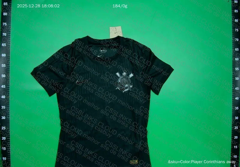 Corinthians Memphis 94 All Black Jersey