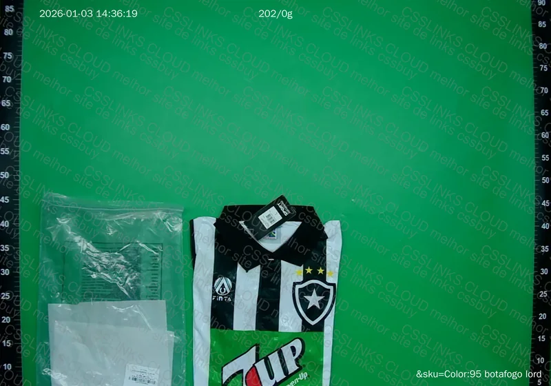 Botafogo Black and White Finta Botafogo 1995 Jersey