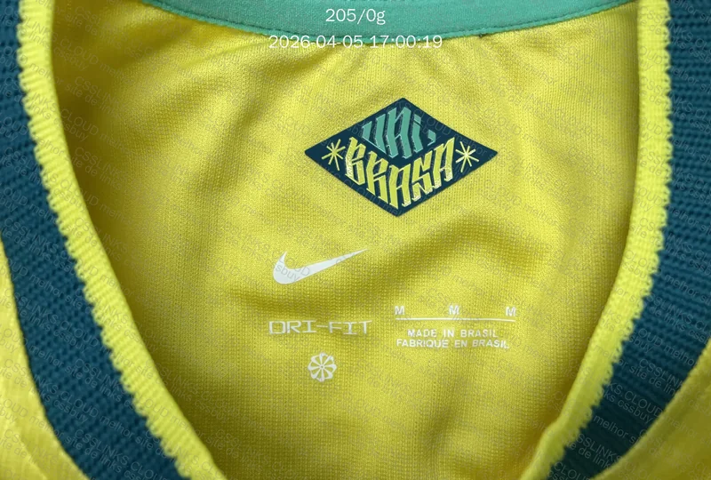 Camisa amarela Brasil - versão torcedor 3