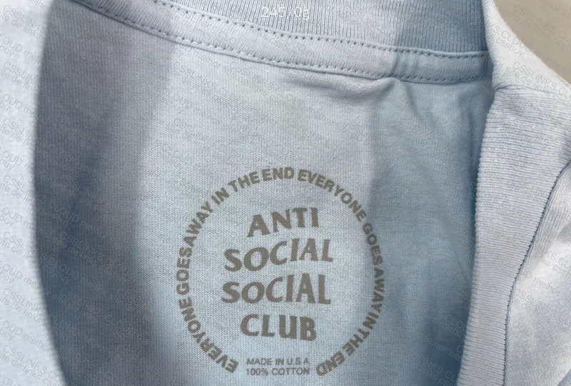 Blue Anti Social Club Shirt