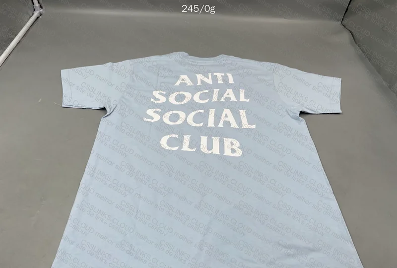 Blue Anti Social Club Shirt 3