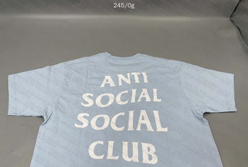 Blue Anti Social Club Shirt 5