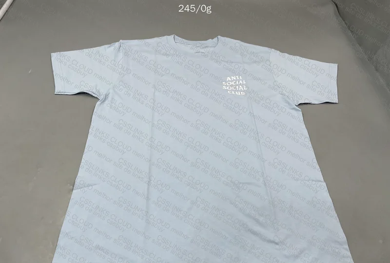 Blue Anti Social Club Shirt 6