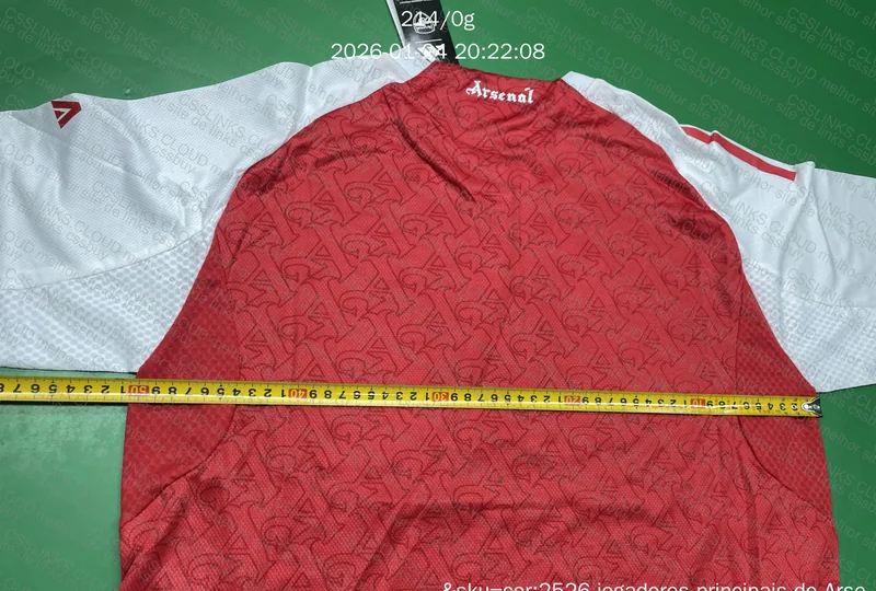 Camisa Arsenal 2025/26 (Com Medidas) 3