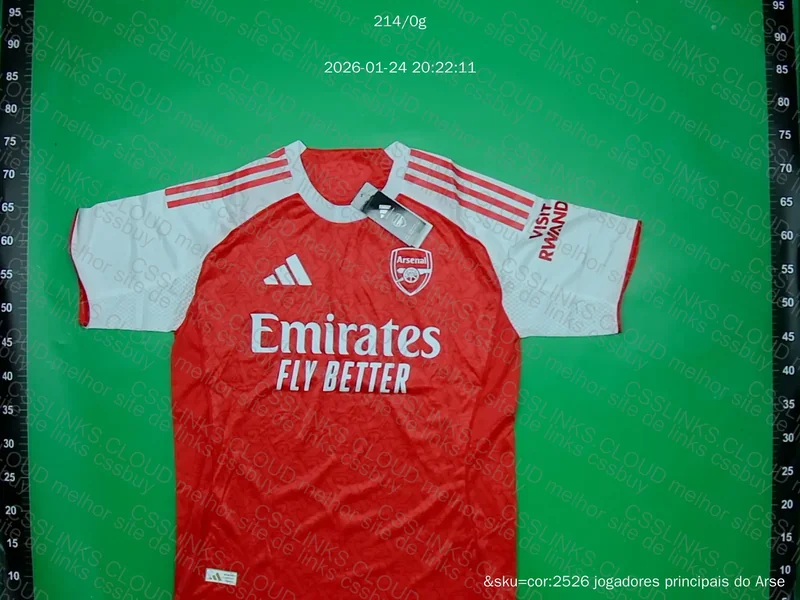 Camisa Arsenal 2025/26 (Com Medidas) 5