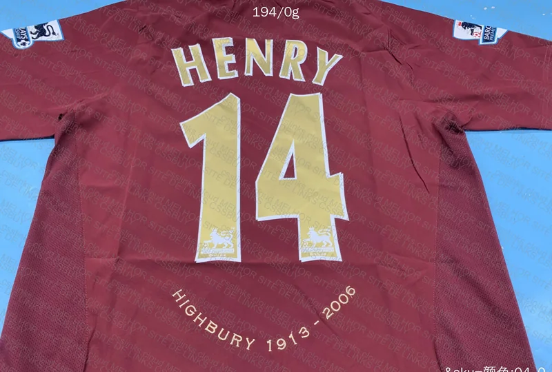Arsenal Nike Thierry Henry 2006 Retro Shirt 7