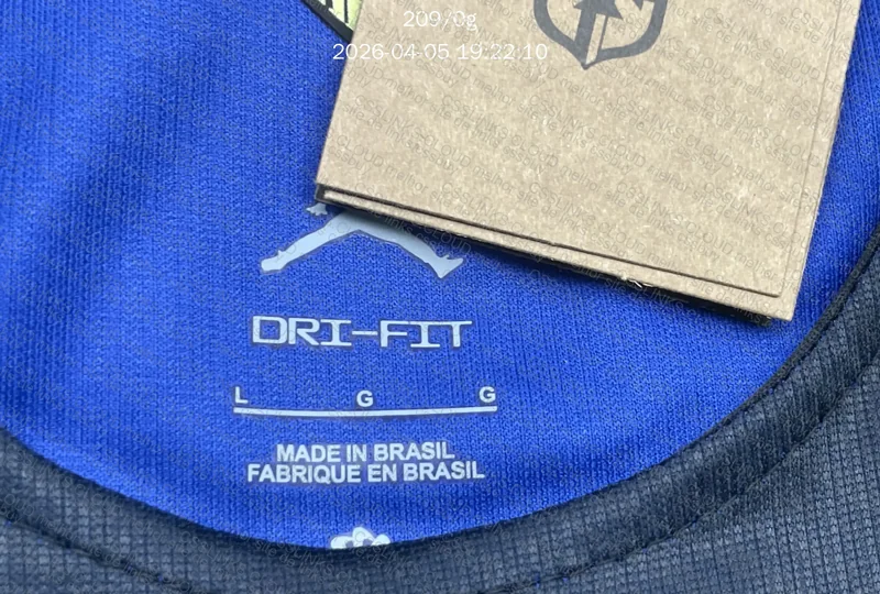 Camisa azul Brasil - versão torcedor 3