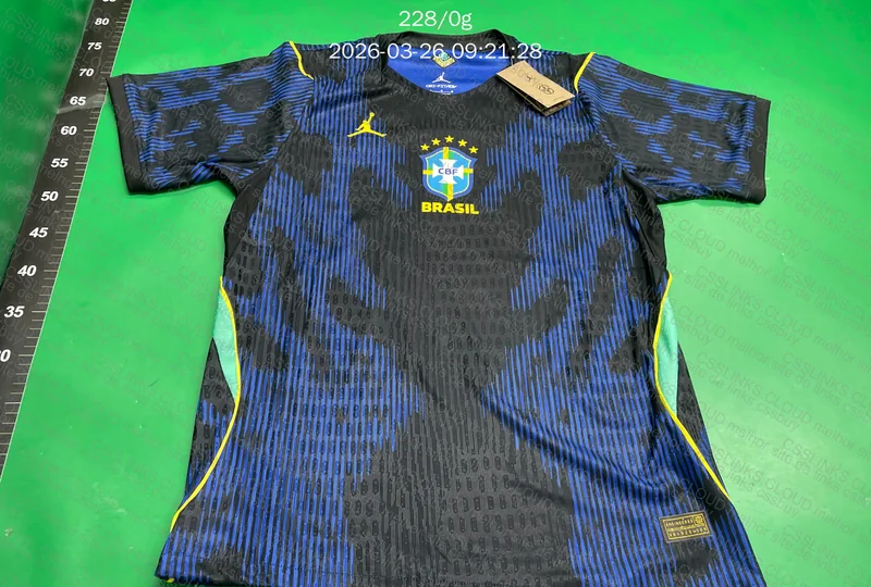 Camisa Azul Brazil 2026 Jordan