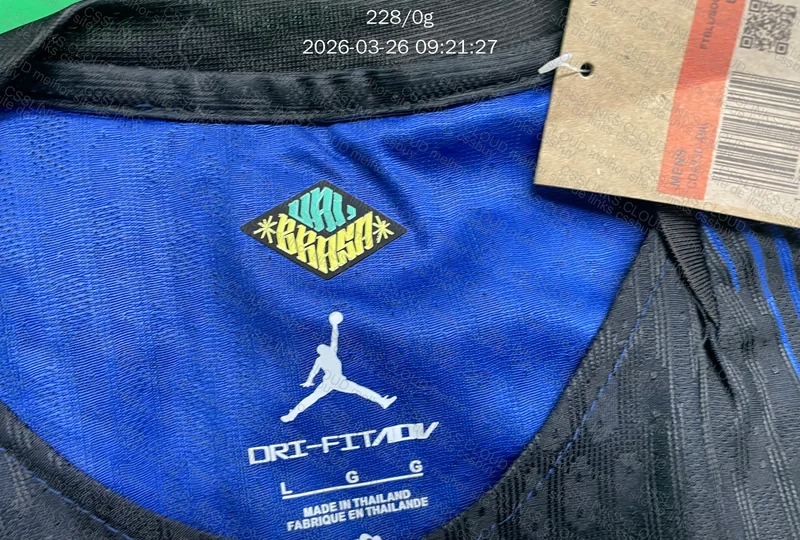 Camisa Azul Brazil 2026 Jordan 3