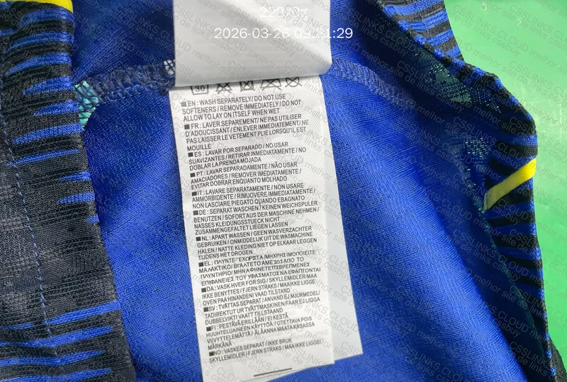 Camisa Azul Brazil 2026 Jordan 5