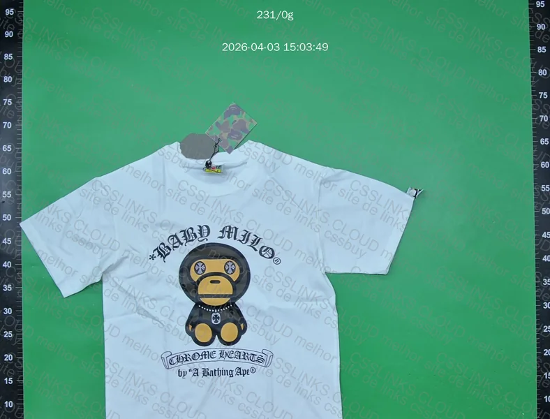 Camisa Bape Baby Milo X Chrome Hearts (AJUDA) 2