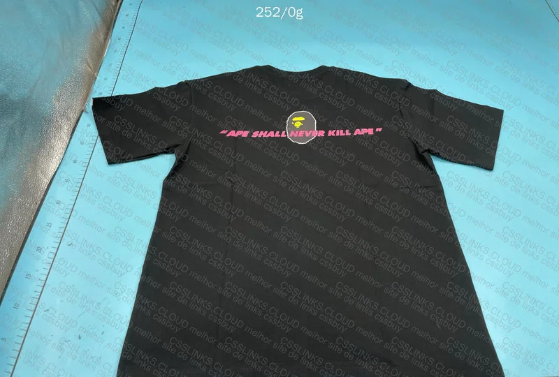 Bape Shirt 'Camo Logo Pink' Black